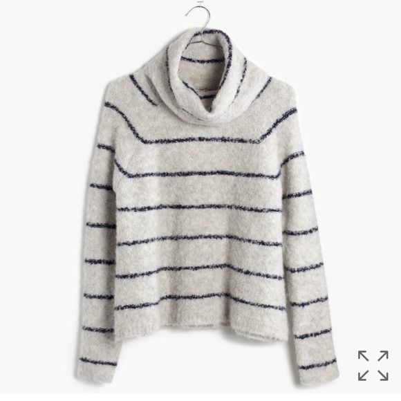 Madewell Sweaters - Madewell Roundtrip Turtleneck Sweater in Stripe